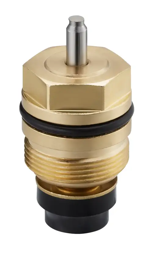 Oventrop Ventileinsatz für Thermostatventile mit metallischem Gehäuse und gummiertem Dichtungsring, geeignet für Anschluss M 30 x 1,5.